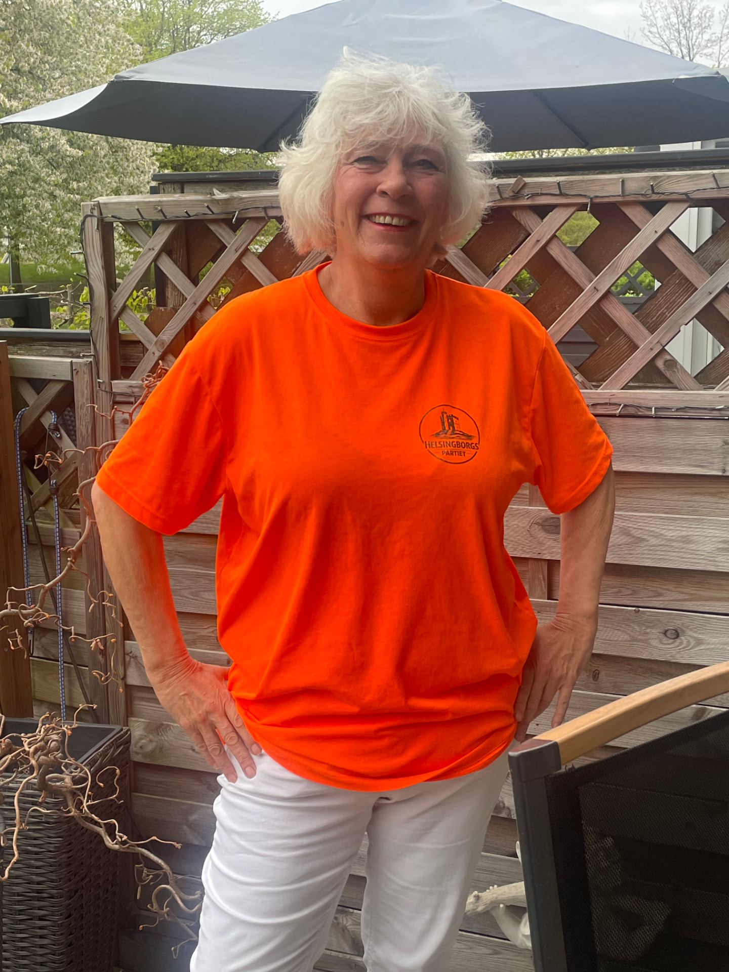 Connie Carlsson, ordförande och partiledare för Helsingborgspartiet.
